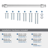Amerock BP5406526 | Polished Chrome Appliance Pull | 12 inch (305mm) Center-t...