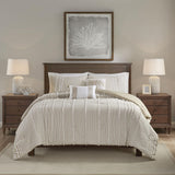 Harbor House 100% Cotton Duvet Set - Trendy Tufted Textured Design, All Seaso...