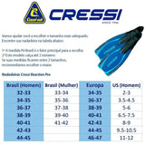 Cressi Adult Snorkeling & Scuba Diving Fins - Powerful Full Foot Pocket Fins ...