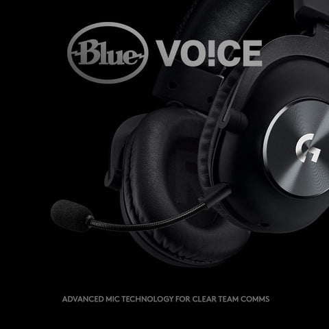 Logitech G Pro X Wired Gaming Headset: Blue VO!CE Detachable Boom Mic, DTS 7....