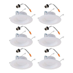 Halo LT 5 inch and 6 inch White Integrated LED Recessed Ceiling Light Retrofi...