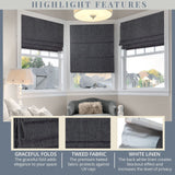 CHICOLOGY Roman Shades for Windows, Roman Window Shades, Roman Shades, Window...