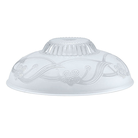 Aspen Creative 23130-11A Clear & Sandblasted Shade for Medium Base Socket Tor...