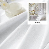 DUALIFE Greyish White Linen Curtains, 102 Inch Long Curtains Blackout Sliding...