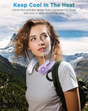 Neck Fan, Hands Free Bladeless Neck Fans Portable Rechargeable, 360&#176; Coolin