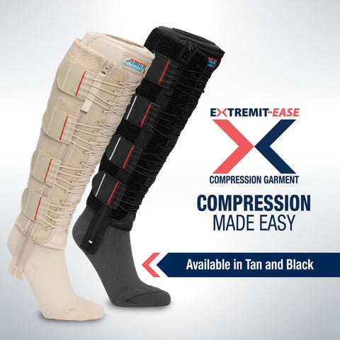 Compression Garment 30-50 mmHg Lower Leg Compression Wrap - Ideal for Mild to...