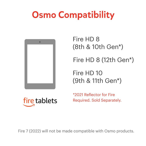 Osmo - Genius Starter Kit for Fire Tablet-5 Educational Learning Games-Ages 6...