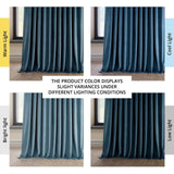 HPD Half Price Drapes Heritage Plush Velvet Curtains 96 Inches Long Room Dark...