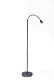 PATENTED Focus Adjustable LED Beam Floor Lamp with Gooseneck for Reading, Cra...