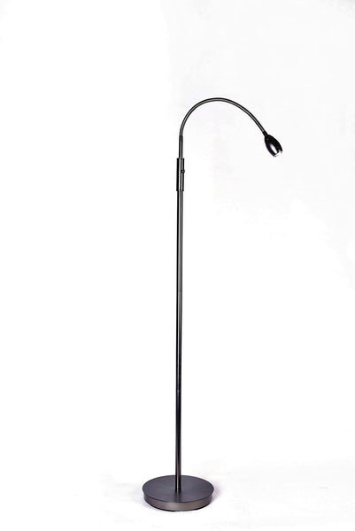 PATENTED Focus Adjustable LED Beam Floor Lamp with Gooseneck for Reading, Cra...