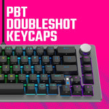 Cooler Master CK720 Hot-swappable 65% Space Gray Mechanical Gaming Keyboard, ...