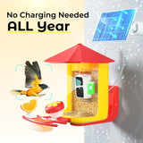 WayCai Bird Feeders Pro - Smart Hummingbird Bird Feeder with Camera, AI Ident...