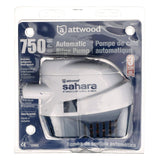 Attwood 4507-7 Sahara S750 Automatic Bilge Pump, 12-Volt, 1.5-Amp Draw, &#190;-I
