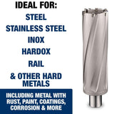 C.S. Unitec 9-1-218 C TCT Annular Cutter 9/16"" Dia. X 2-3/8"" Depth Carbide ...