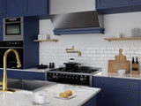 Anzzi Wall Mount Pot Filler Faucet, Double Joint Swing Arms, Single Hole, Sol...