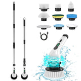 Electric Spin Scrubber, Adjustable Cordless Power Bathroom Scrubber, IPX7 Ext...