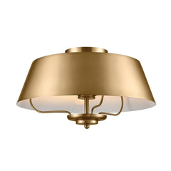 Kichler Pendant/Semi Flush 3Lt Brushed Natural Brass 3 Light