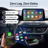 Wireless CarPlay Adapter for iPhone, Converts Wired to Wireless CarPlay Dongl...