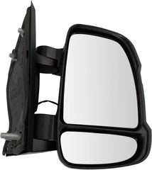 TRQ MGA08085 Right Passenger Side Door Mirror with Turn Signal Black