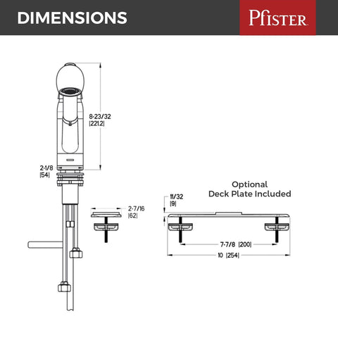 Pfister G13310CC Pfirst Series 1-Handle Pull-Out Kitchen Faucet in Polished C...