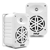 PyleUsa Indoor Outdoor Speakers Pair-500 Watt Dual 5.25 Inches, white