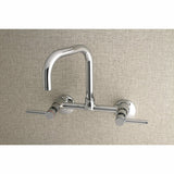 Kingston Brass KS813C Concord Kitchen Faucet, 6-11/16" in Spout Reach, Polish...