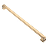 Alzassbg 10 Pack Brushed Brass Cabinet Pulls, 11-1/3 Inch(288mm) Hole Centers...