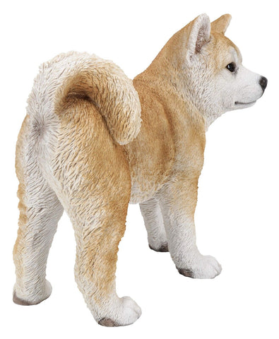 Hi-Line Gift 87790-C Akita Dog Standing Statue