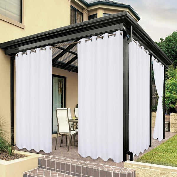 BONZER Outdoor Curtains for Patio Waterproof Thick Privacy Grommet Sunlight B...