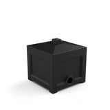 Mayne Fairfield Garden Hose Bin - Black - 17in L x 17in W x 18in H - Holds up...