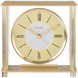 Bulova B1700 Grand Prix Clock, Brass