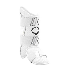 EvoShield Pro-SRZ 2.0 Batter's Leg Guard - White, Left Hitter, White