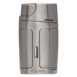 Xikar ELX Double Jet Flame Lighter with 9mm Cigar Punch, Ergonomic Design, G2...