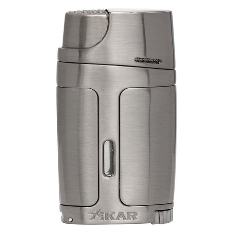 Xikar ELX Double Jet Flame Lighter with 9mm Cigar Punch, Ergonomic Design, G2...