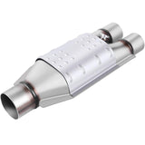 AUTOSAVER88 2.5" Outlet / 2" Inlet Universal Catalytic Converter (EPA Complia...