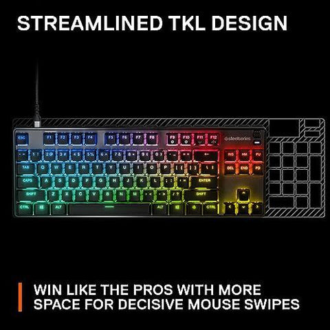 SteelSeries New Apex 9 TKL – HotSwap Optical Mini Keyboard – 9, Rgb