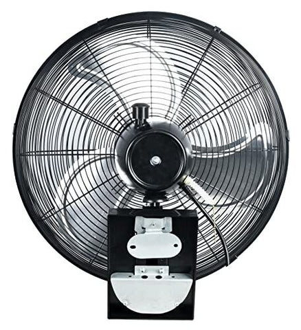 iLiving 18" Outdoor Oscillating High Velocity Wall Fan with 18-Inch, Black