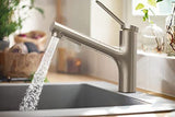 hansgrohe Zesis Stainless Steel Single-Handle Kitchen Optic