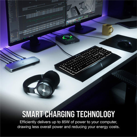 Corsair TBT100 Thunderbolt&#8482; 3 Dock &#8211; 85W charging, Dual 4k 60Hz Supp