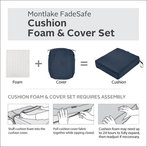 Classic Accessories Montlake FadeSafe Water-Resistant 72 x 21 x 3 Inch Outdoo...