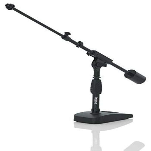 Gator Frameworks Short Weighted Base Microphone Deluxe Base, Black