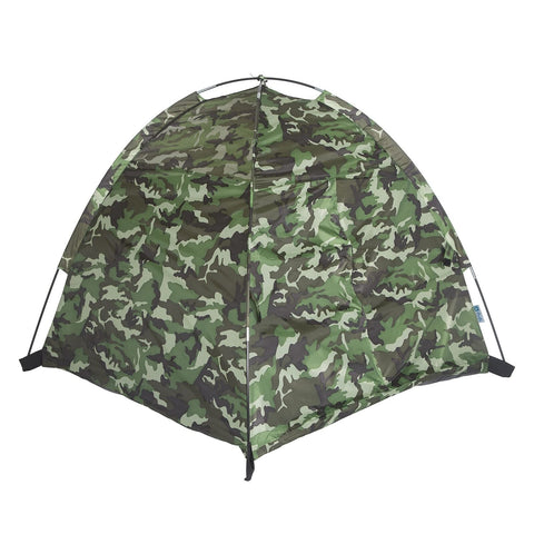 Pacific Play Tents 23335 Kids Green Camo Dome Tent Set with Sleeping Bag and ...