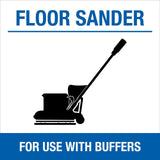 Mercer Industries 426060 Silicon Carbide Floor Sanding Disc, Cloth Back, 16" ...