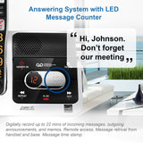 AT&T BL102-3 DECT 6.0 3-Handset Cordless Phone for Home with Answering Machin...