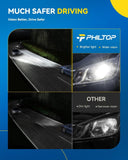 PHILTOP MARSFLUX Headlight Assembly for 2007-2014 Yukon Headlamp w/Clear Lens...