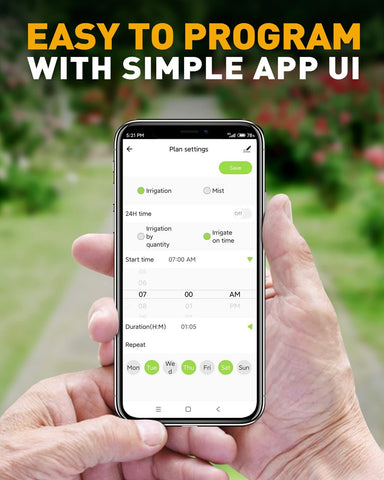 RAINPOINT Sprinkler Timer WiFi Water Timer, Smart Hose Timer, WiFi Sprinkler ...