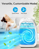 JYew AI Portable Air Conditioners Fan, Evaporative Mini Air Cooler, Misting H...