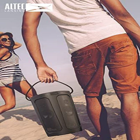 Altec Lansing Soundbucket XL - Waterproof Bluetooth Speaker with Black