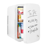 Cooluli Vibe Mini Fridge for Bedroom - With Cool Front 15 Liter, White