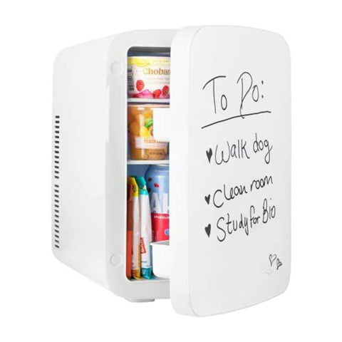 Cooluli Vibe Mini Fridge for Bedroom - With Cool Front 15 Liter, White